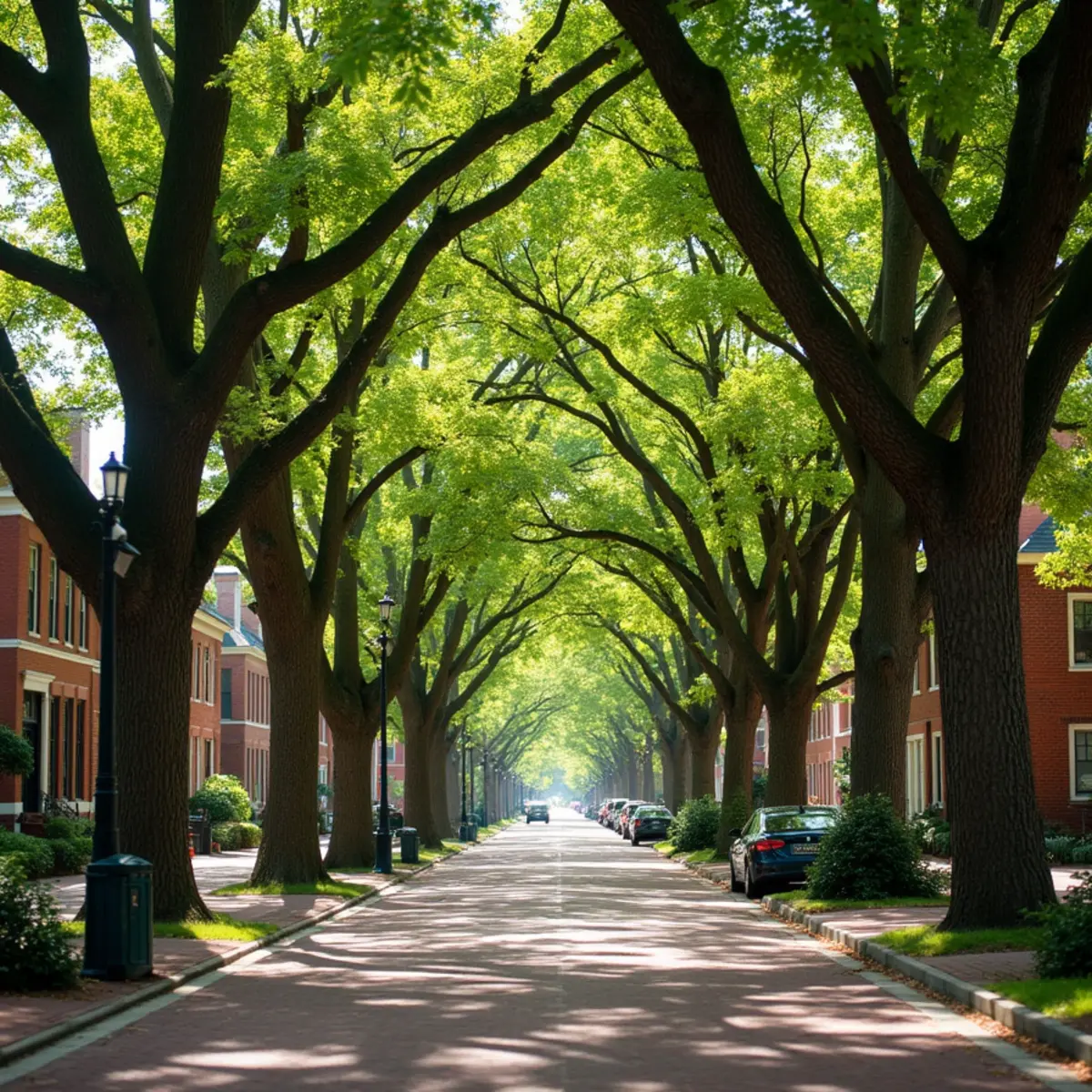 Historic white oak preservation pruning near Davidson College campus in Davidson NC